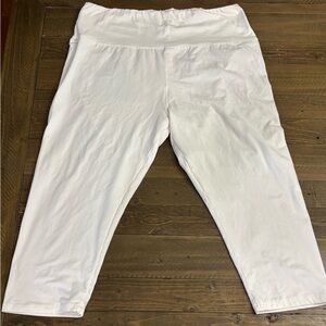 Unbranded White Capri Leggings Size 2XL